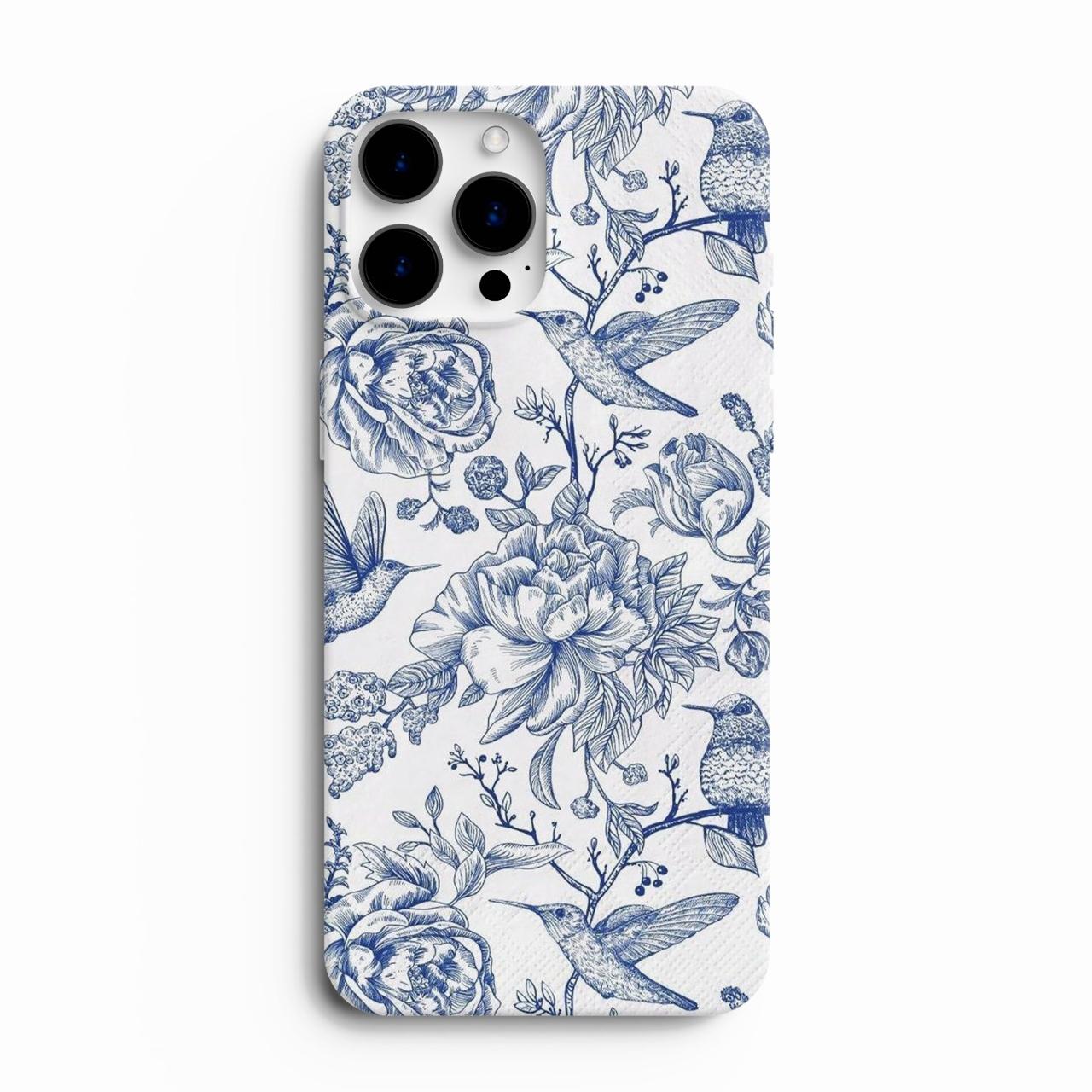 Blue Rose Flower Phone Case
