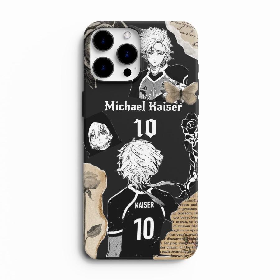 Michael Kaiser Inspired Premium Glass Phone Case – Blue Lock Edition