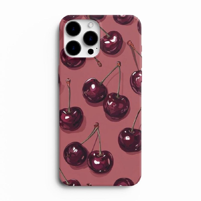 Sweet Heat – Cherry Inspired Glass Phone Case