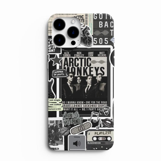 Arctic Monkeys Fluorescent Adolescent Glossy Glass Phone Case Cover