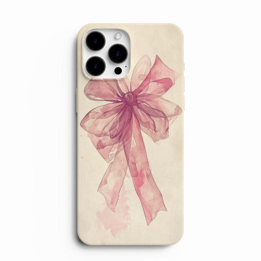 3D Bow Glass Case – Glossy Finish with Style