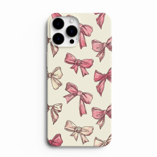 Glossy Bow Glass Case – Cute and Classy Design