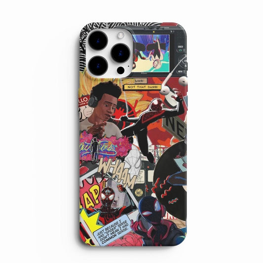 Spider-Man Web-Vibe Glossy Glass Phone Case Cover