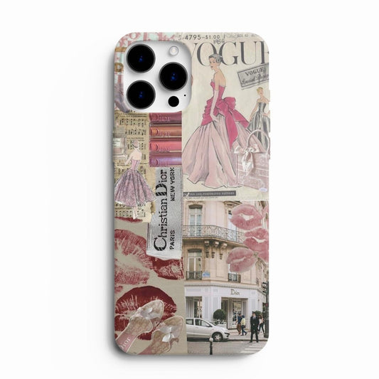 Vogue X Dior Inspired Phone Case