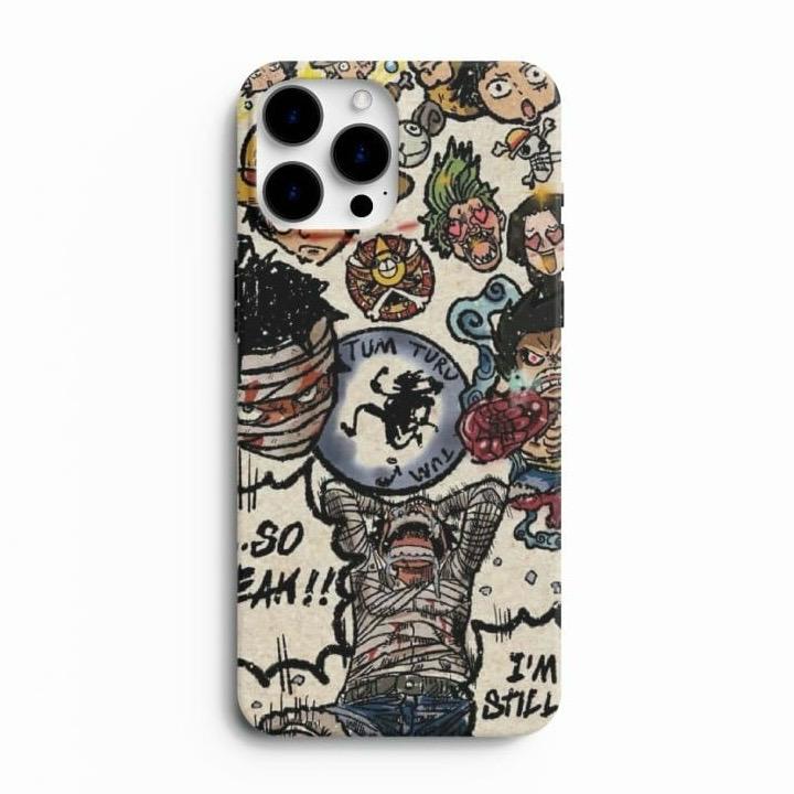 One piece Glass case - Graffiti Mix