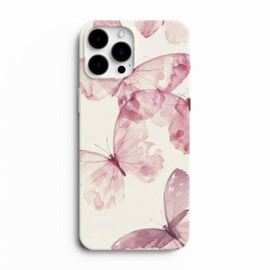 Flower Print Glossy Phone Case