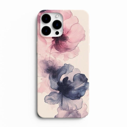 Flower Style Gloss Back Case