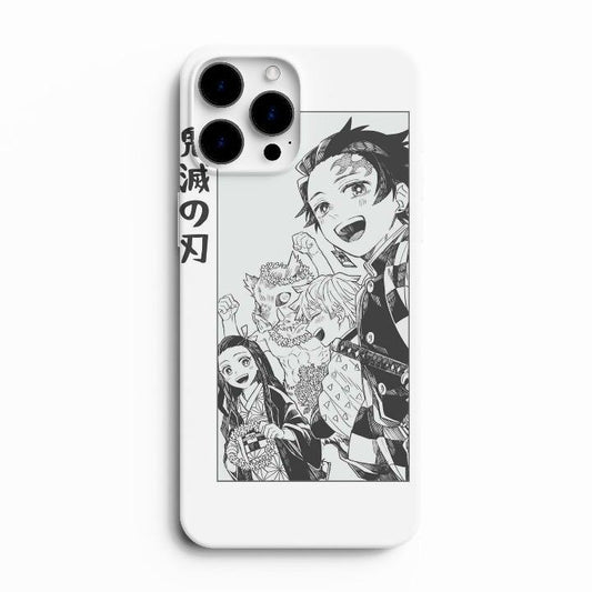 Demon Slayer Manga Art Phone Case