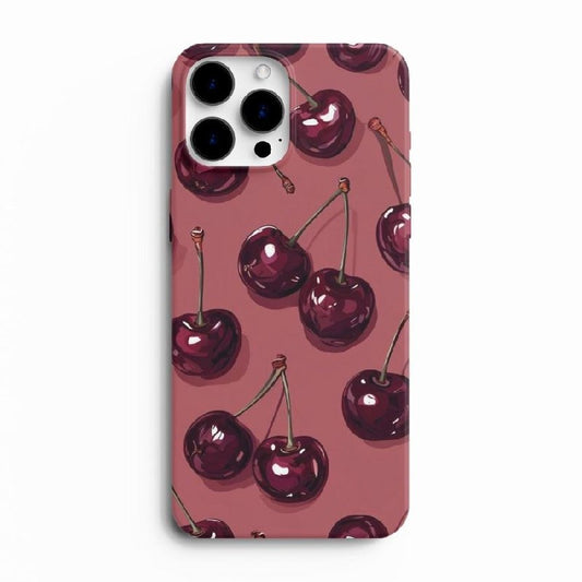 Sweet Heat – Cherry Inspired Glass Phone Case