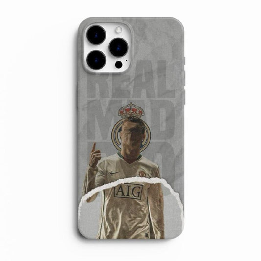White Legend – Ronaldo x Real Madrid Inspired Glass Phone Case