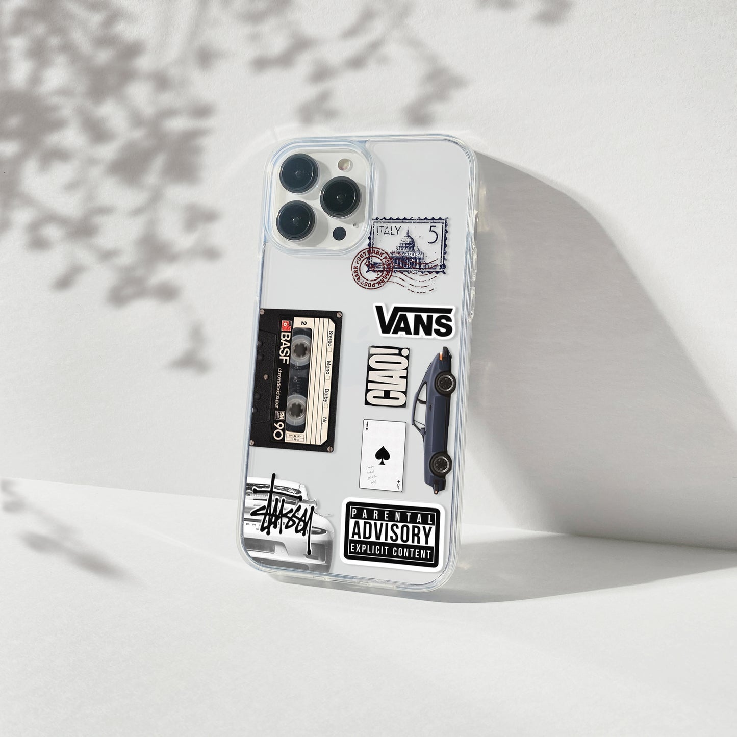 Retro Mix Tape Clear Case